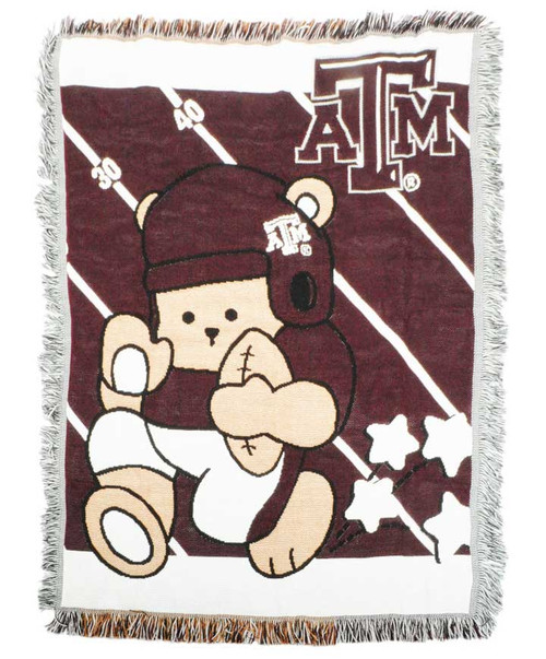 NCAA San Diego State Aztecs Woven Tapestry Throw Blanket - 48x60 Zoll, Offiziell Lizenziert, Mehrfarbig