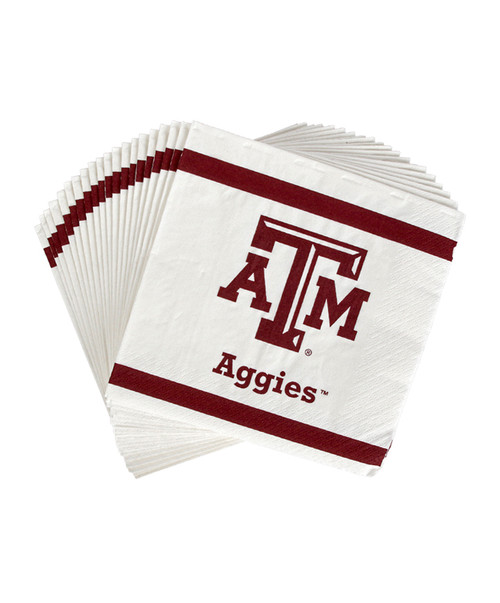 Perfect for any Aggie function, the Texas A&M Aggies Lunch Napkin 20 Count is an absolute necessity. Grab your set in store or online.