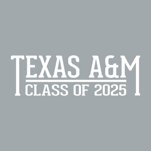 Class Of 2025 Decal - White