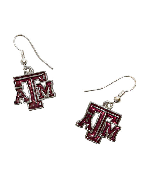 Texas A&M Aggies Iridescent Marron Earrings