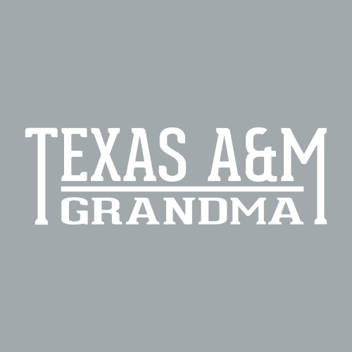 Texas A&M Aggies Texas A&M Grandma decal with bold block text design