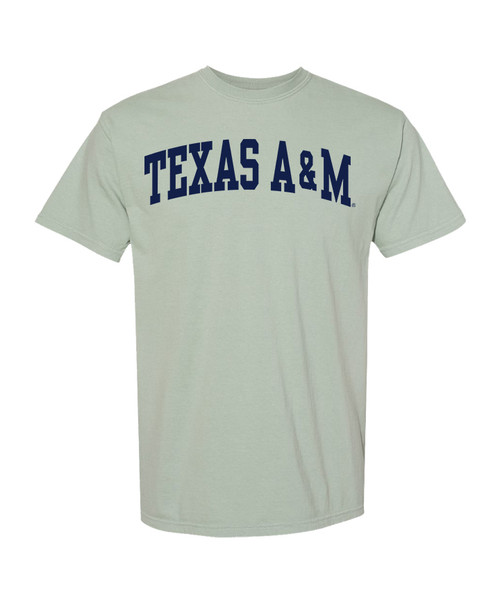 Texas A&M Aggies Arch Comfort Colors Short Sleeve T-Shirt | Bay