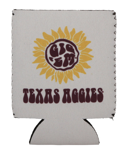 Texas A&M Aggies Gig 'EM Sunflower Koozie