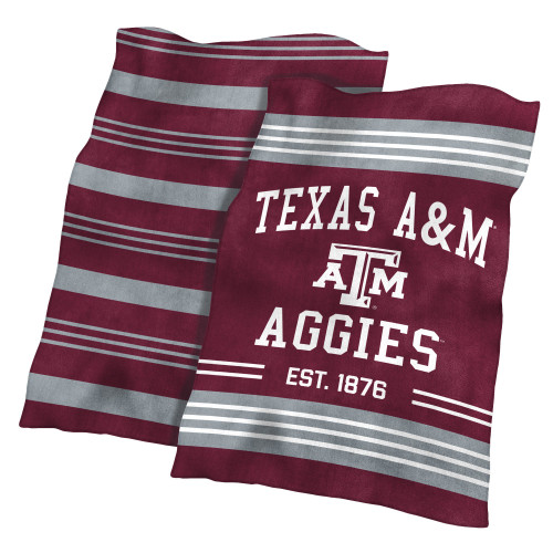 Texas A&M Aggies Colorblock Plush Blanket