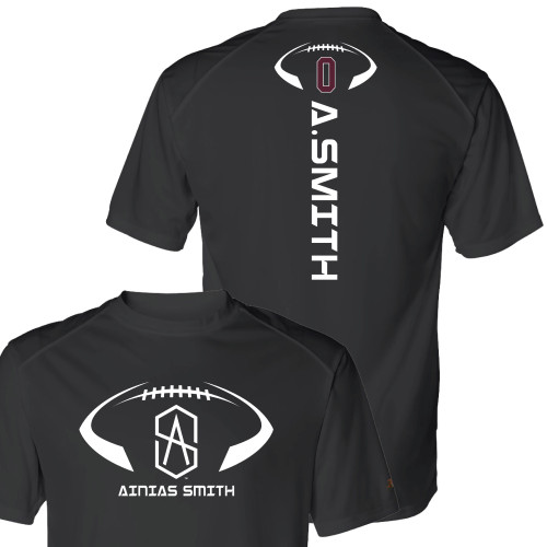 Ainias Smith Logo Active Short Sleeve Black T-Shirt