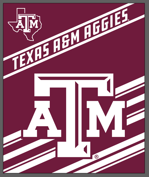 Texas A&M Aggies Velvet Fluff Throw