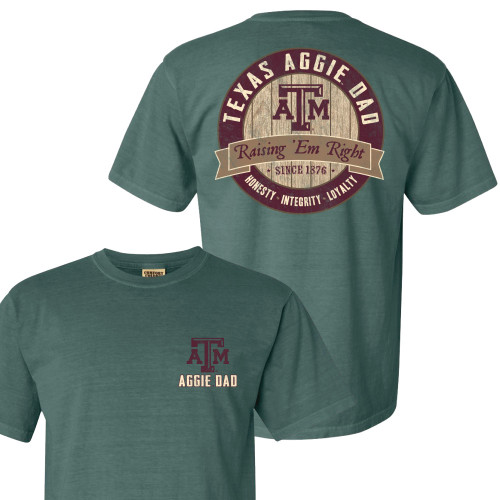 Texas A&M Aggie Grandpa Raisin EM Right Short Sleeve Maroon T-Shirt