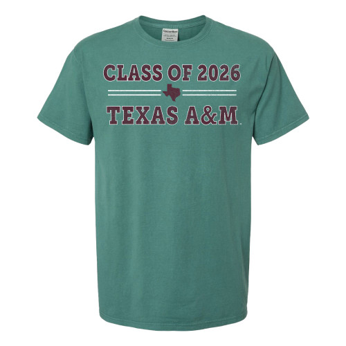 ToughPrinting Huntsv Texas A&M Checkered Gig 'Em Aggies Green T-Shirt S / GDH100 Cypress Green