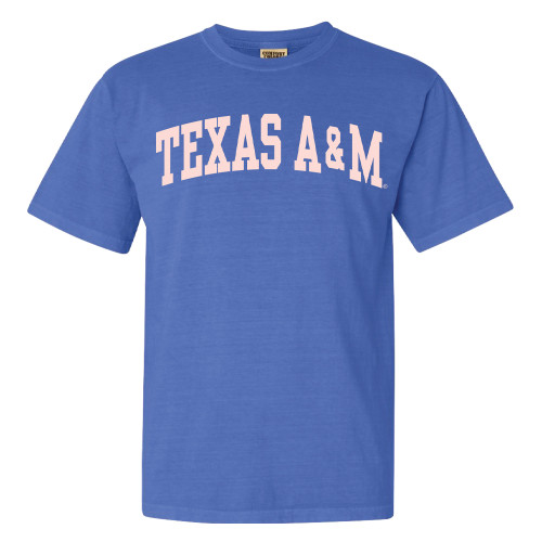 Texas A\u0026M Arch Short Sleeve Neon Red 