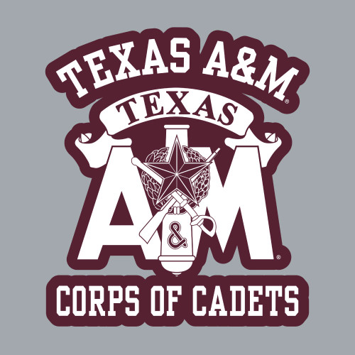 Texas A&M 9" Corps Of Cadets Decal | White