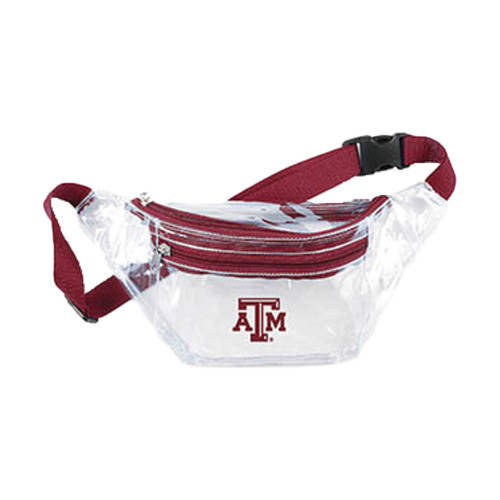 Clear Sling Fanny Pack - Maroon