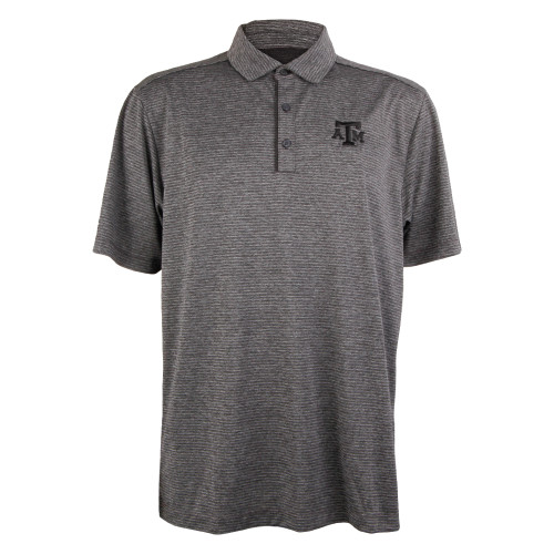 Get ready for a comfortable and flexible polo shirt, the Texas ATM Deep Black Shadow Stripe Polo will work in any setting.
