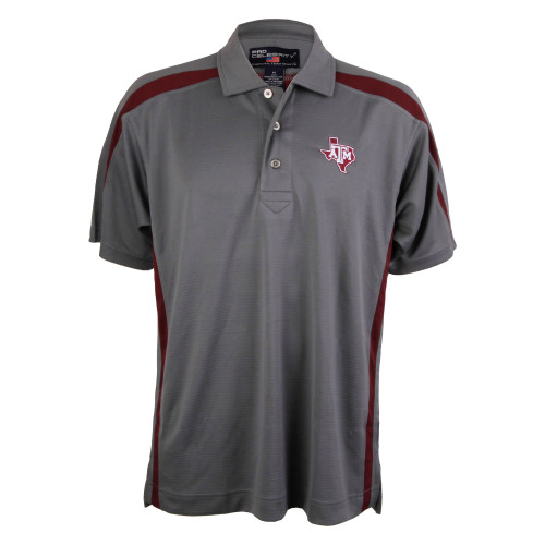 Another great addition to our collection of polo shirts, the Texas Lonestar Gray & Maroon Men's Titan Polo is available in store and online now.