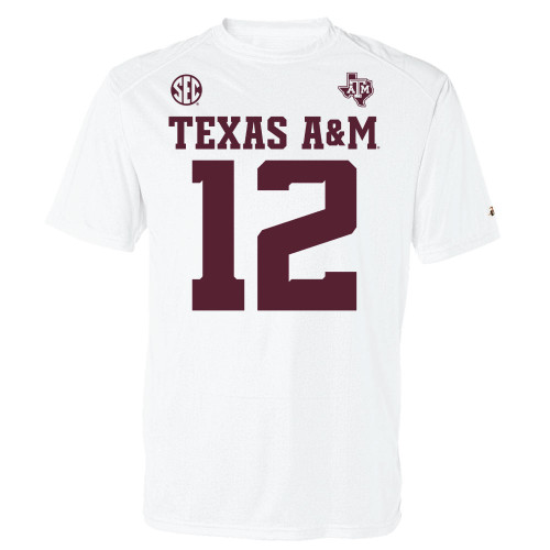 Football Jersey Active Short Sleeve - White - The Warehouse at