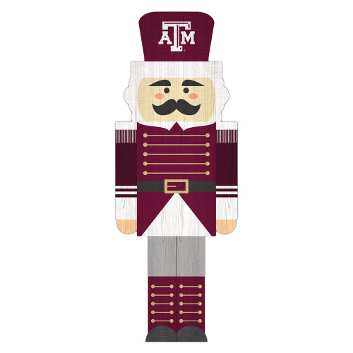 Texas A&M Aggies Christmas Nutcracker Leaner | 31" (IN STORE PICKUP ONLY)
