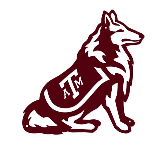 Texas A&M Aggies Reveille Metal Wall Art