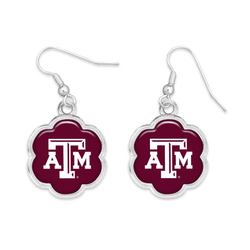 Texas A&M Hazel Collection Earrings | Maroon