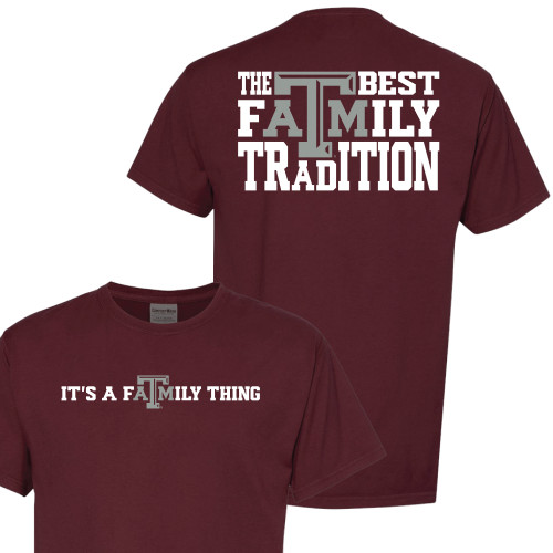 Texas A&M Family Thing Short Sleeve - Maroon