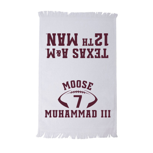 Moose Muhammad III Towel- White