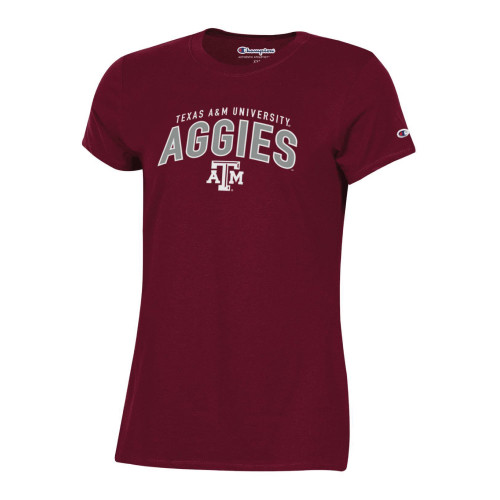 Champion Women's Stadium Tee - Maroon