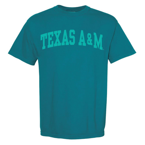 Texas A&M Arch Short Sleeve - Topaz