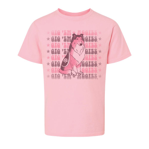 Youth Gig 'Em Rev Short Sleeve - Pink