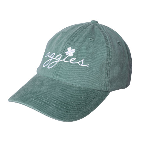 Aggies Script Clover Cap - Green