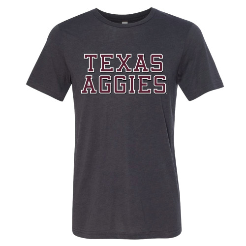 Texas Aggies Softstyle Short Sleeve - Dark Gray