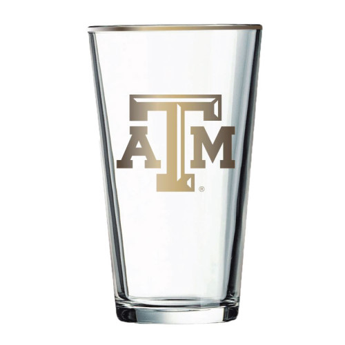 23K Gold Imprint Pint Glass