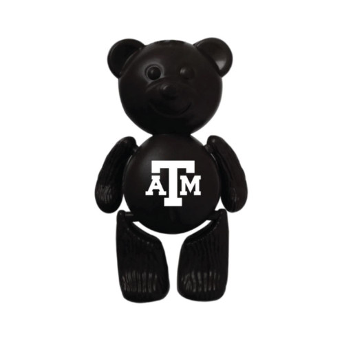 A&M Logo Bear Magnet - Black