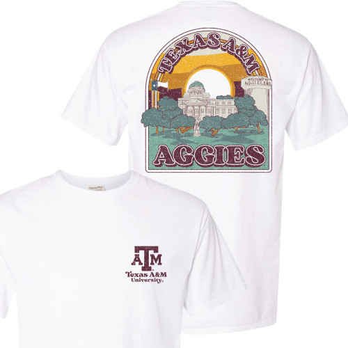 Academic Sunset Short Sleeve - White Academic Sunset Short Sleeve - White