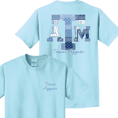A&M Denim Bandana Short Sleeve - Glacier Blue