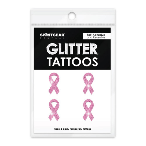 4pk Breast Cancer Ribbon Tattoo