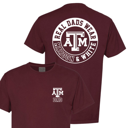 Real Aggie Dads Short Sleeve - Maroon