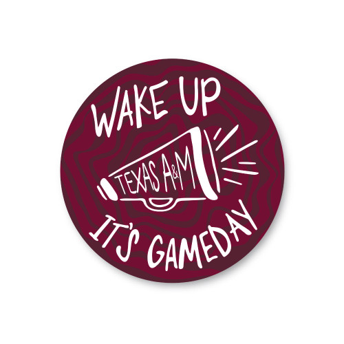Wake Up Gameday 2.25" Button