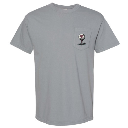 Golf Ball Basket Short Sleeve - Gray - The Warehouse at C.C. Creations