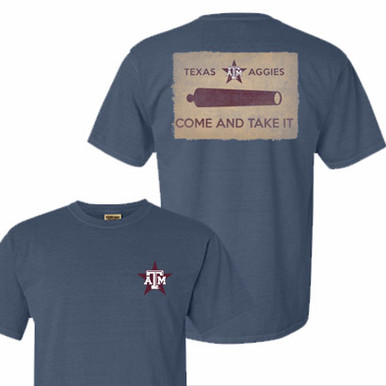 Texas A&M Blue & Orange Star T-Shirt