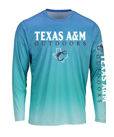 Texas A&M Blue & Orange Star T-Shirt L / C1717 Navy