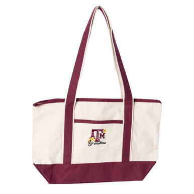 Texas A&M Aggies Embroided Grandma Tote Bag - The Warehouse at C.C ...