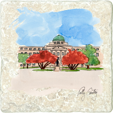 Academic Building Stone Coaster