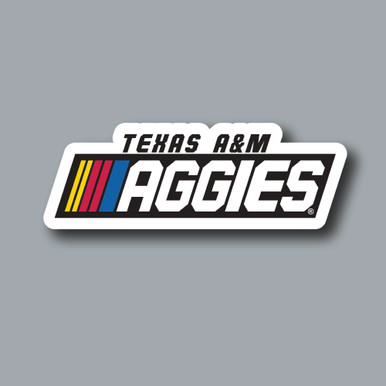 Racing Aggies Sticker - The Warehouse at C.C. Creations