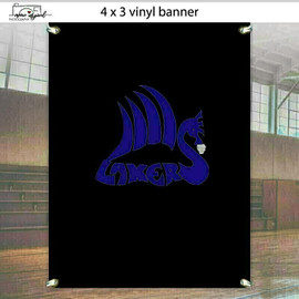VINYL BANNER SHELL LAKE MS FOOTBALL