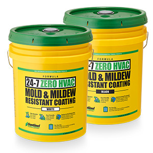 Sentinel 24-7 ZERO HVAC Mold & Mildew Resistant Coating (Black) (Pail)