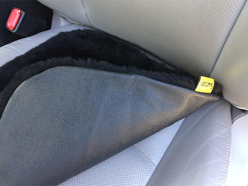 Sheepskin Motorcycle Seat Cover Pad - Driver