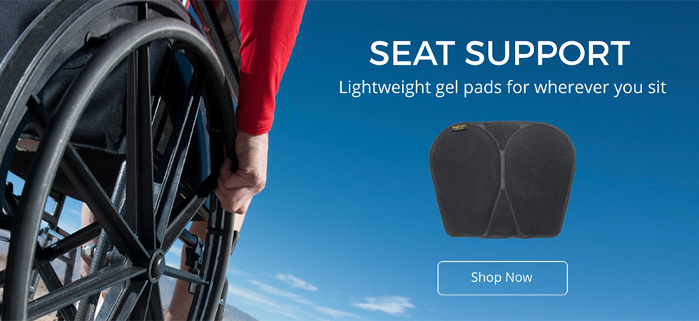 SKWOOSH Command Pilot Gel Seat Cushion with Breathable Mesh