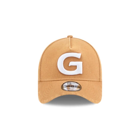 26 New Era Tan Cap with White G