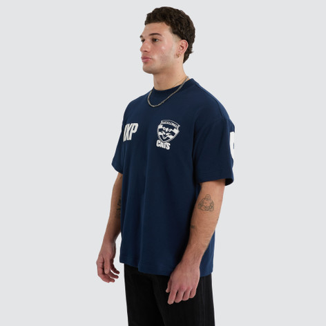 NXP x Cats Archive Raptor Navy Tee  - Unisex