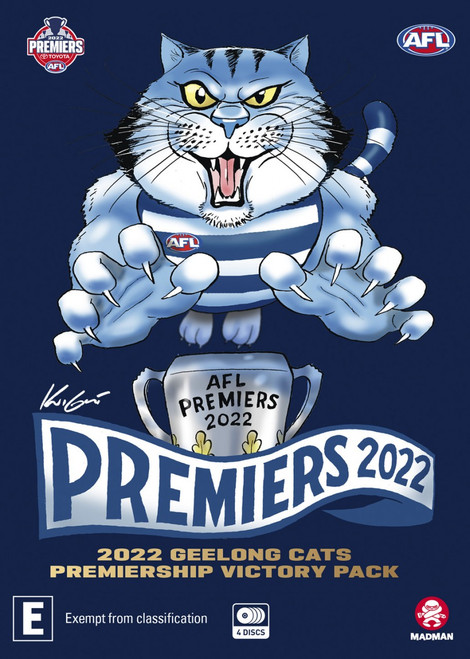 2022 Geelong Cats Premiership  DVD Victory Pack