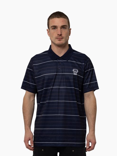 Cats Striped Polo - Adult