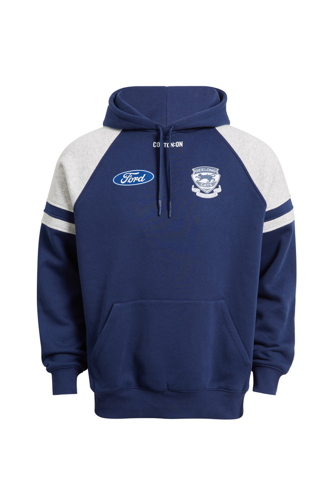 GFC 2025 Panelled Hoodie - Youth Navy